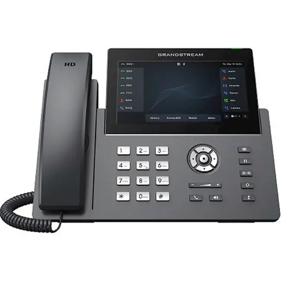 IP ტელეფონი Grandstream GRP2670, IP Phone, PoE, 6 SIP, 12 lines, Gigabit Port, Black  - Primestore.ge