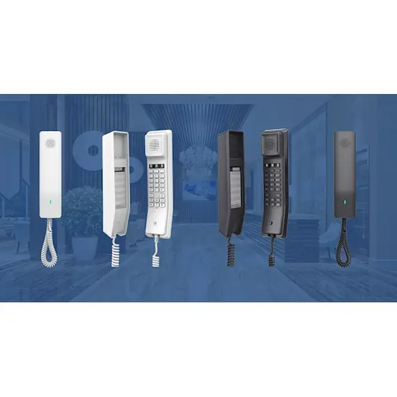 IP ტელეფონი Grandstream GHP610, Hotel IP Phone, PoE, 2 SIP, 2 lines, Gigabit Port, Black , 3 image - Primestore.ge
