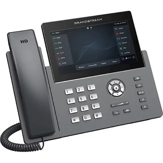 IP ტელეფონი Grandstream GRP2670, IP Phone, PoE, 6 SIP, 12 lines, Gigabit Port, Black , 2 image - Primestore.ge