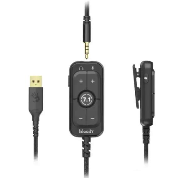 ყურსასმენი A4tech Bloody M590i 7.1 Gaming Headset Navy , 3 image - Primestore.ge