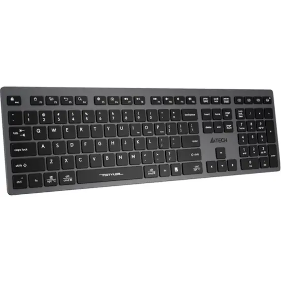 კლავიატურა A4tech Fstyler FBX50C Bluetooch & Wireless Keyboard EN/RU Grey - Primestore.ge