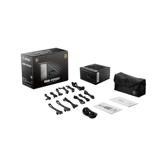 კვების ბლოკი MSI MPG A1000G 1000W 80 Plus Goold , 5 image - Primestore.ge