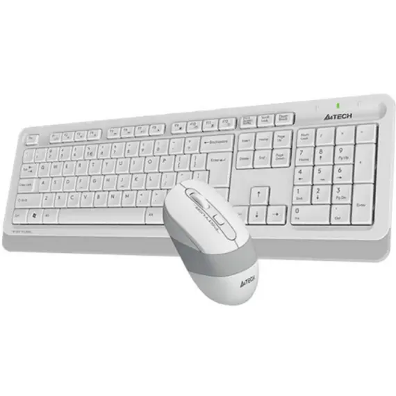 კლავიატურა მაუსით A4tech Fstyler FG1010 Wireless Combo Set EN/RU White , 3 image - Primestore.ge