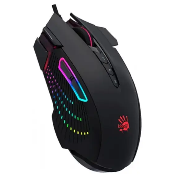 მაუსი A4tech Bloody J90s 2-FIRE RGB Gaming Mouse Stone Black , 5 image - Primestore.ge