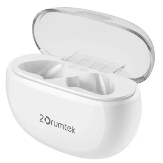 ყურსასმენი  A4tech 2Drumtek B20 True Wireless Earphone Grayish White , 4 image - Primestore.ge