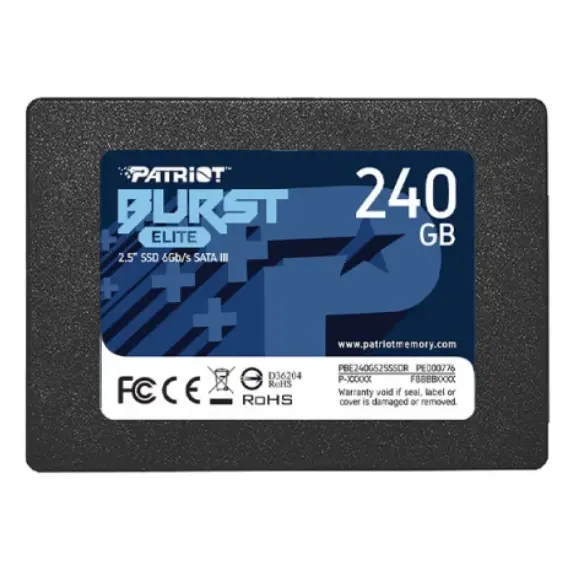 Hard disk Patriot BURST ELITE SSD 240GB SATA3 2.5 - PBE240GS25SSDR