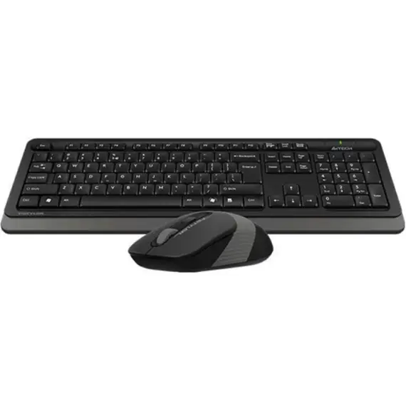 კლავიატურა მაუსით A4tech Fstyler FG1010 Wireless Combo Set EN/RU Grey , 2 image - Primestore.ge