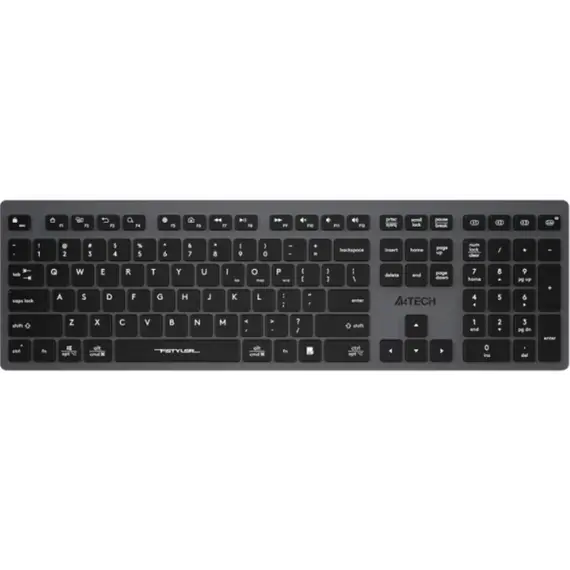 კლავიატურა A4tech Fstyler FBX50C Bluetooch & Wireless Keyboard EN/RU Grey - Primestore.ge