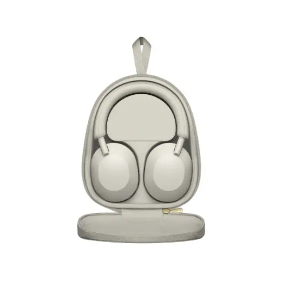 ყურსასმენი Sony WH1000XM5 WIRELESS NOISE CANCELLING HEADPHONES Silver (WH1000XM5/SME) , 5 image - Primestore.ge