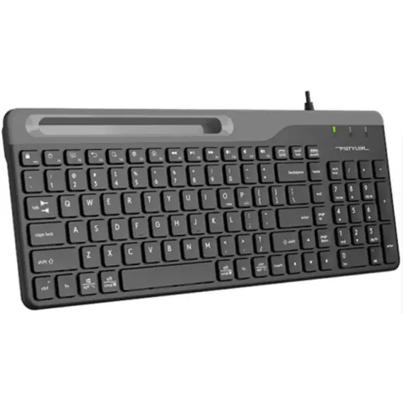 კლავიატურა A4tech Fstyler FK25 Multimedia Keyboard USB EN/RU Black , 2 image - Primestore.ge