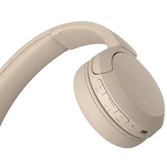 ყურსასმენი Sony WIRELESS HEADPHONES WH-CH520 Taupe (WH-CH520C) , 3 image - Primestore.ge