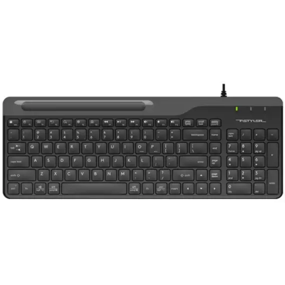 კლავიატურა A4tech Fstyler FK25 Multimedia Keyboard USB EN/RU Black  - Primestore.ge