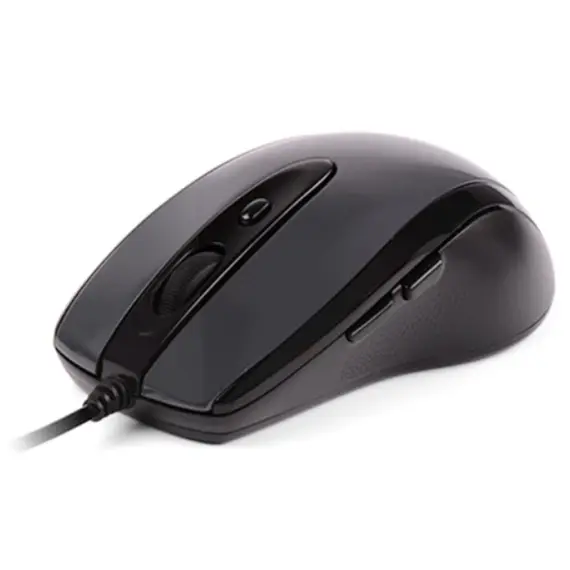 Mouse A4tech V-Track Padless N-708X Wired Optical Mouse Glossy Grey, 3 image