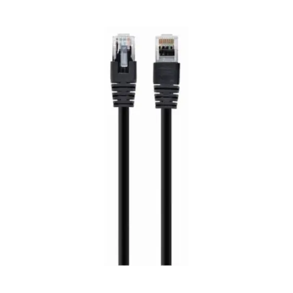 ქსელის კაბელი Gembird PP12-2M/BK Patch Cord UTP CAT5E 2m Black  - Primestore.ge