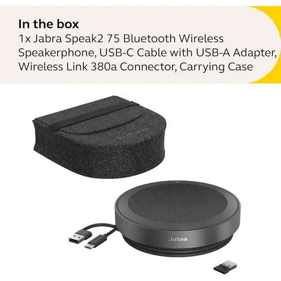 Speaker Jabra Speak2 75, MS Teams, Link 380a, 3 image