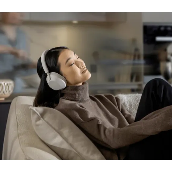 ყურსასმენი Sony WH1000XM5 WIRELESS NOISE CANCELLING HEADPHONES Silver (WH1000XM5/SME) , 6 image - Primestore.ge