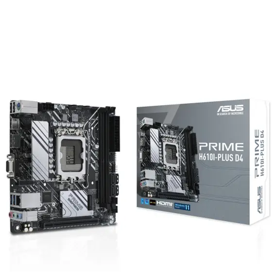 დედა დაფა ASUS PRIME H610I-PLUS D4 (90MB1B20-M0EAYC) , 2 image - Primestore.ge