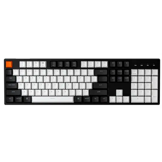კლავიატურა Keychron C1 104 Key Gateron G pro Blue Hot-swap USB RGB Black  - Primestore.ge