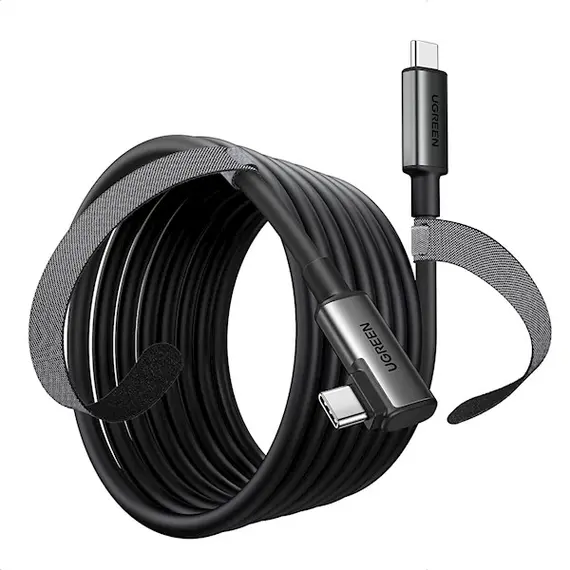 USB კაბელი UGREEN US551 (90629), Type-c to Type-c , USB-C To USB-C, 5m, Black  - Primestore.ge