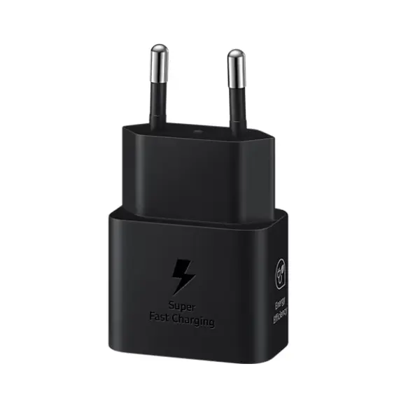 ადაპტერი Samsung AC Charger 25W (EP-T2510NWEGRU) - Black , 3 image - Primestore.ge