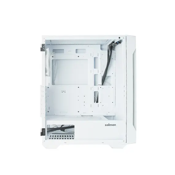 კომპიუტერის ქეისი Zalman Computer case I3 Neo TG, without PSU, 1xUSB3.0, 2xUSB2.0, 4x120mm RGB, TG Side/Front Panel, ATX, White , 3 image - Primestore.ge