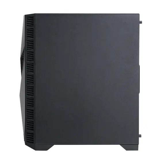 Computer case Zalman Z3 Iceberg, MidT, 1xUSB2.0,2xUSB3.0, 2x120mm, TG (side panel), without PSU, black, 4 image