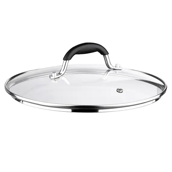ქვაბის თავსახური ARDESTO Lid Black Mars 28 см, glass,stainless steel, silicone  - Primestore.ge