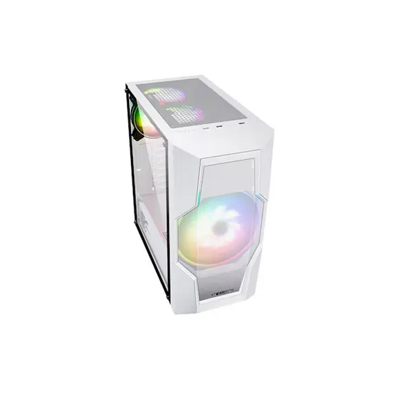 კომპიუტერის ქეისი 2E TURBO (G2057W) , MidT, 2xUSB2.0,1xUSB3.0, 1x200+3x120ARGB,TG (side panel),without PSU,whiteMidT , 4 image - Primestore.ge