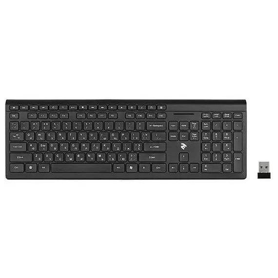 კლავიატურა 2E KS210 Slim WL Black  - Primestore.ge