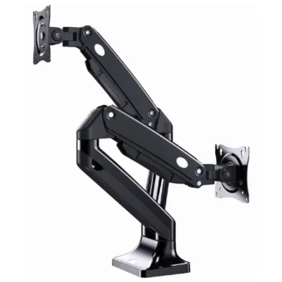 Monitor hanger Gembird MA-DA2-03 Full-motion Desk 2-Display Mounting Arm 17"-35", 2 image