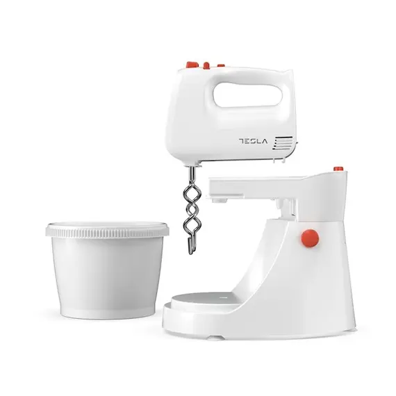 მიქსერი Tesla MX501WRB, 500W, Mixer, White/Red , 4 image - Primestore.ge