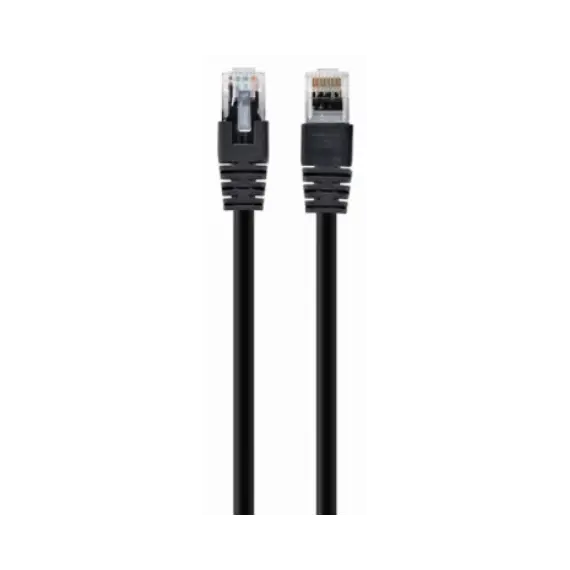 ქსელის კაბელი Gembird PP12-5M/BK Patch Cord UTP CAT5E 5m Black - Primestore.ge