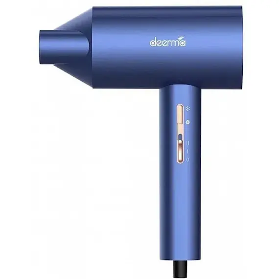 თმის საშრობი Deerma DEM-CF15W, 2000W, Hair Dryer, Blue , 2 image - Primestore.ge