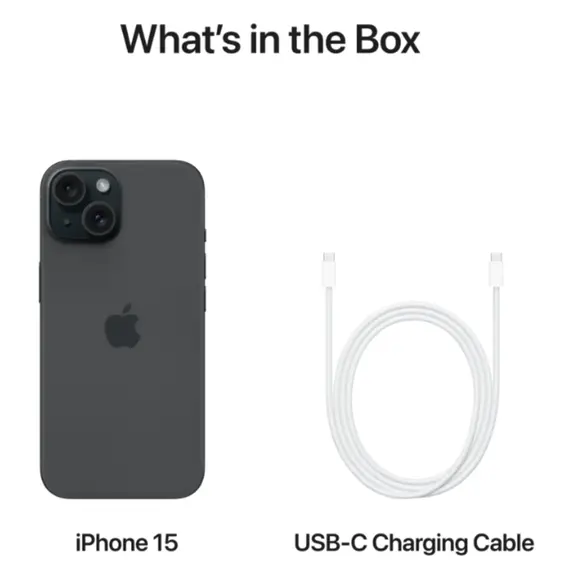 მობილური ტელეფონი Apple iPhone 15 128GB Black , 6 image - Primestore.ge