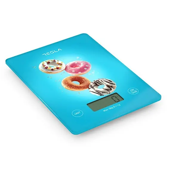 სამზარეულოს სასწორი Tesla KS100BL, Kitchen Scale , 2 image - Primestore.ge