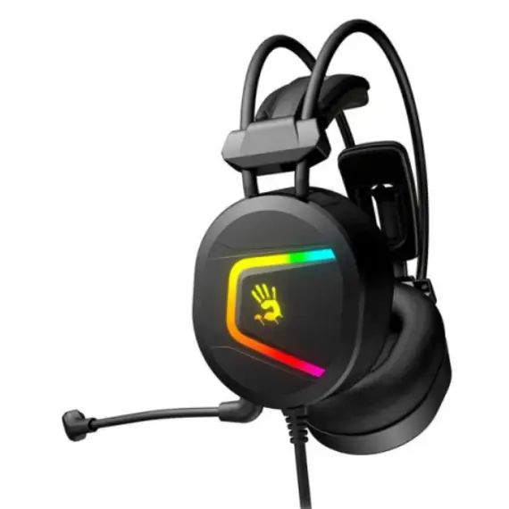 ყურსასმენი A4tech Bloody MC750 ANC RGB Gaming Headset Black , 4 image - Primestore.ge
