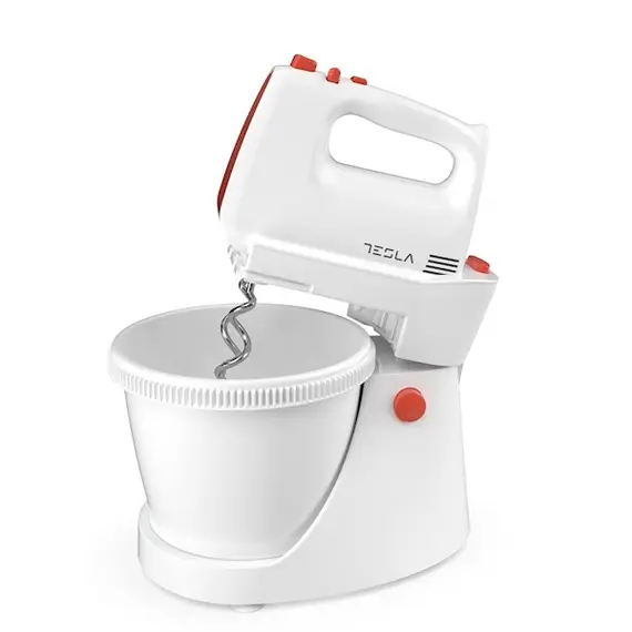 მიქსერი Tesla MX501WRB, 500W, Mixer, White/Red , 3 image - Primestore.ge