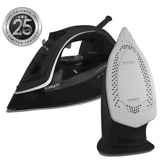 Iron Scarlet SC-SI30K06, 2400W, 260ML, Steam Iron, Black, 2 image