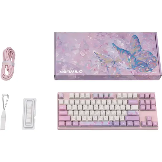 კლავიატურა Varmilo VED87 Dreams On Board Cherry Mx Red UA , 2 image - Primestore.ge