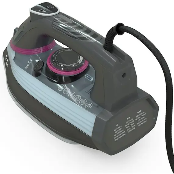უთო Tesla IR400GP, 3100W, 380ML, Steam Iron, Grey , 4 image - Primestore.ge