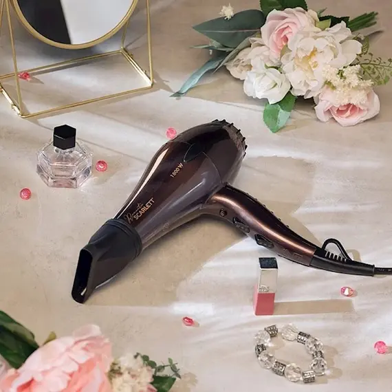 Hair dryer Scarlett SC-HD70I84, 1800W, Hair Dryer, Mocha, 3 image