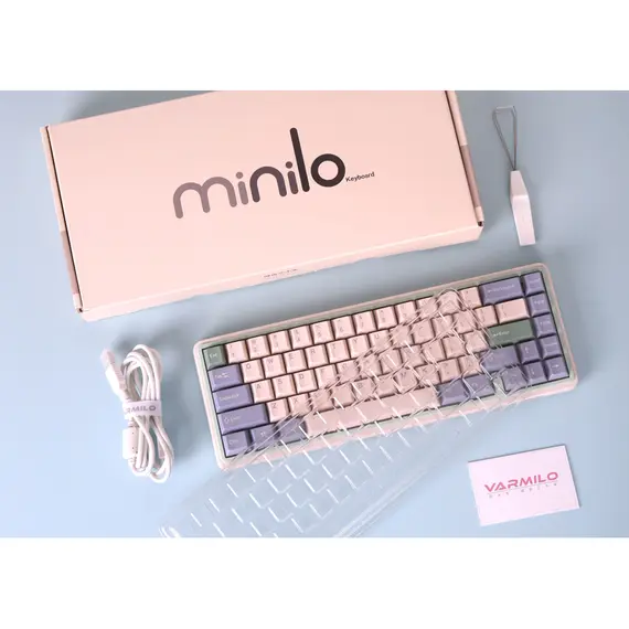 კლავიატურა Varmilo Minilo VXT67 HOT-SWAP Eucalyptus Gateron G Pro 2.0 Brown EN , 3 image - Primestore.ge