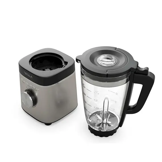 ბლენდერი Tesla BL601BX, 1400W, 1.75L, Blender, Inox/Black , 5 image - Primestore.ge