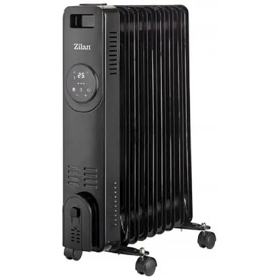 ზეთის გამათბობელი Zilan ZLN8416, 2000W, Oil Radiator, Black  - Primestore.ge