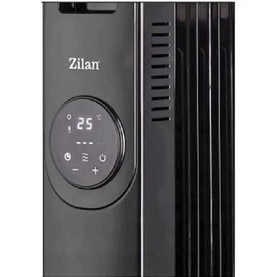 ზეთის გამათბობელი Zilan ZLN8416, 2000W, Oil Radiator, Black , 2 image - Primestore.ge