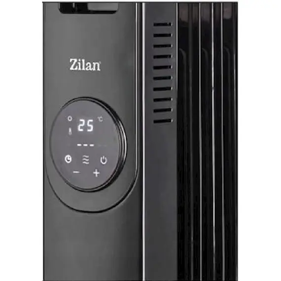 ზეთის გამათბობელი Zilan ZLN8436, 2000W, Oil Radiator, Black , 2 image - Primestore.ge