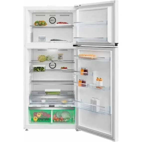 მაცივარი Beko RDNE650E30ZW bPRO 500, 630L, A, Refrigerator, White , 2 image - Primestore.ge