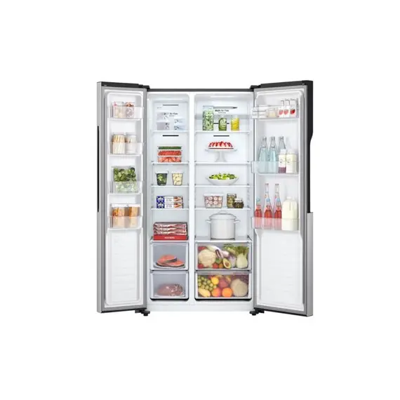 Refrigerator LG GRFB587PQAM.AHSQMEA - 910x1786x643, 509 Liters, INVERTER, SILVER, 3 image