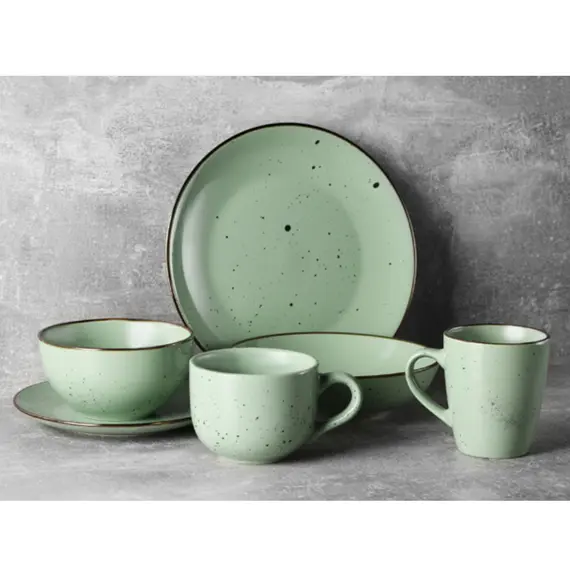 კერამიკის ჭიქა Ardesto Cup Bagheria, 360 ml, Pastel green, ceramics , 2 image - Primestore.ge