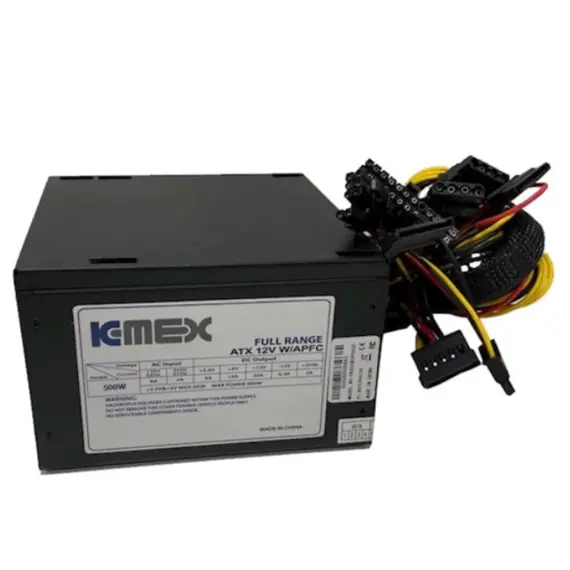 კვების ბლოკი KMEX ATX Power Supply 500W PK500RUF003C  - Primestore.ge